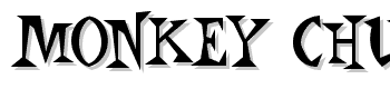 Monkey-Chunks font